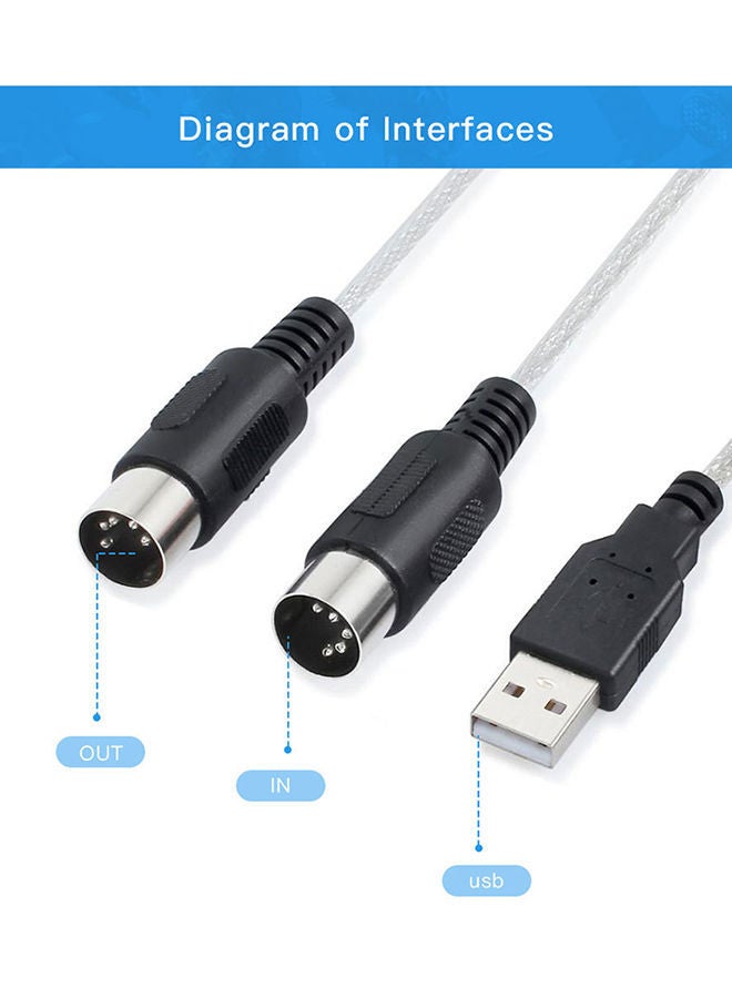 نيبمينينت محول لوحة مفاتيح بواجهة MIDI إلى USB - Image 2
