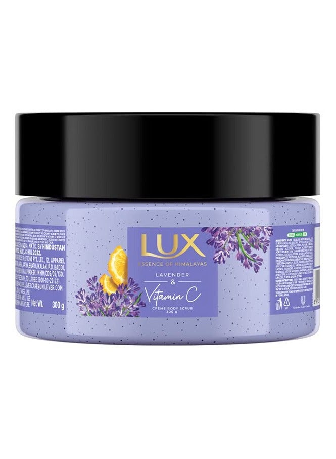 Lux LAVENDER & VITAMIN C BODY SCRUB, 300gm - Image 1
