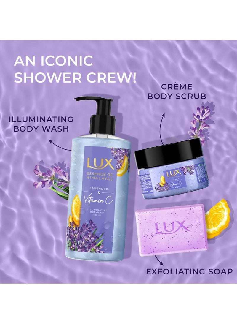 Lux LAVENDER & VITAMIN C BODY SCRUB, 300gm - Image 5