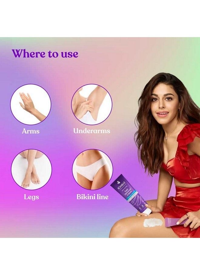 BOMBAY SHAVING COMPANY - Bombae Shea Butter Hair Removal Cream For Women ; Suitable For Sensitive Skin ;No Smell No Darkening No Drying; For Body Legs And Bikini Line 30G - Image 1