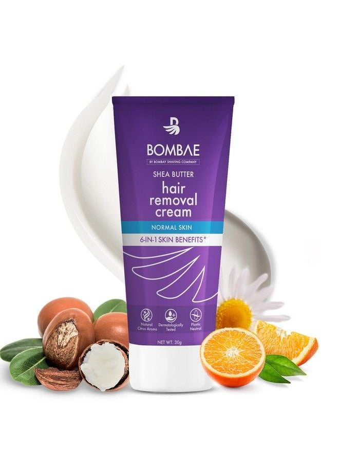BOMBAY SHAVING COMPANY - Bombae Shea Butter Hair Removal Cream For Women ; Suitable For Sensitive Skin ;No Smell No Darkening No Drying; For Body Legs And Bikini Line 30G - Image 1