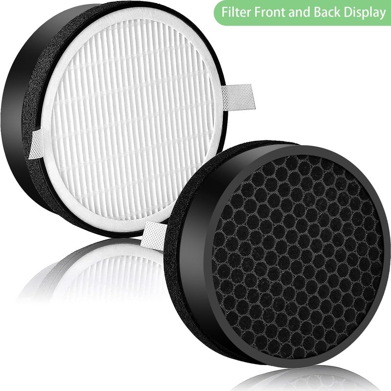 Laukowind for LEVOIT LV-H132 Replacement Filters, Compatible with Laukowind LV-H132 3-in-1 Nylon Pre-Filter, High-Efficiency Activated Carbon True Filters, Part LV-H132-RF, 4 Pack - Image 2