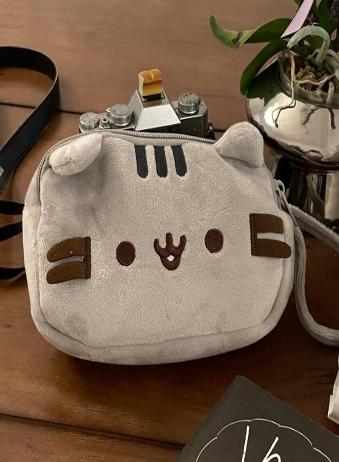 Yechiry Kitten Toiletry Bag, Soft Canvas Cute Stylish Multi Purpose Cat Makeup Bag With Convenient Handle and Smoothing Zipper, Suitable for Pencil, Shampoo, Makeup, Brushes - Image 3