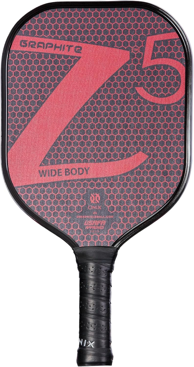 ONIX Graphite Z5 Pickleball Paddle - Graphite Carbon Fiber Face with Cushion Comfort Grip - Image 1