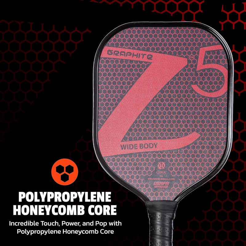 ONIX Graphite Z5 Pickleball Paddle - Graphite Carbon Fiber Face with Cushion Comfort Grip - Image 2