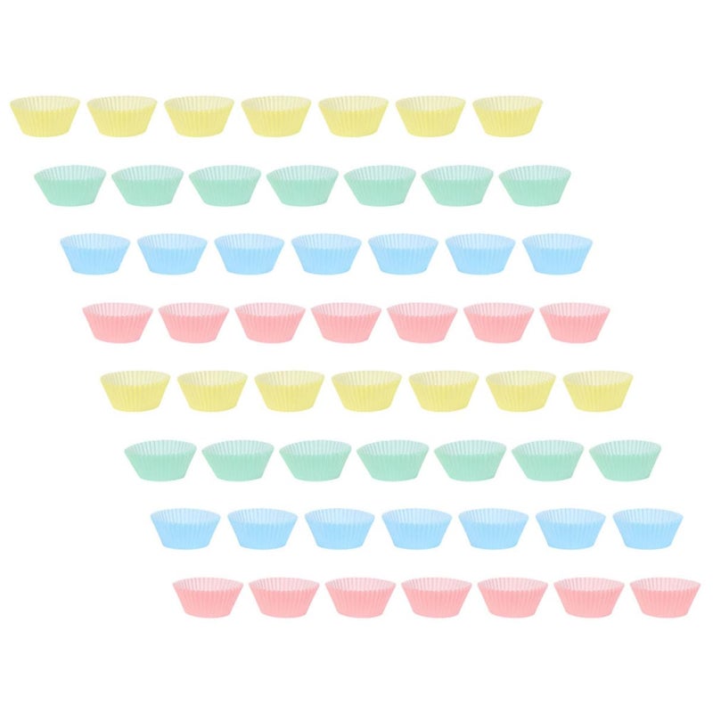 Colorful Greaseproof Baking Cups Medium Size Paper Cupcake Liners 200pcs for Muffins - Image 2