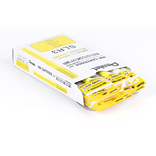Pentel Refill For Handy-Line S Highlighter, Yellow Ink, Box of 12 (SLR3-G) - Image 3