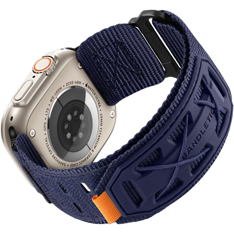 Bandletic Compatible with Apple Watch Bands Men Women Wide Tactical Military Nylon Rugged Soft Sport Solo Loop for iWatch 49mmUltra 32146mm111045mm98744mmSE3SE2SE65442mm321 - Image 2