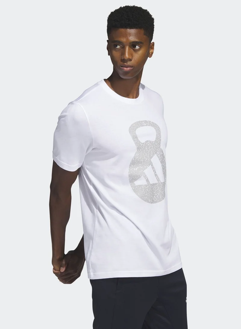 Adidas Aeroready Logo Graphic T-Shirt