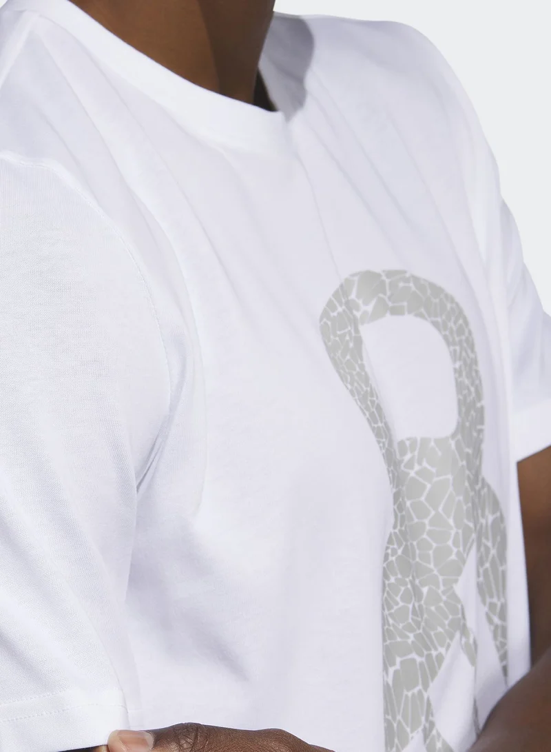 Adidas Aeroready Logo Graphic T-Shirt