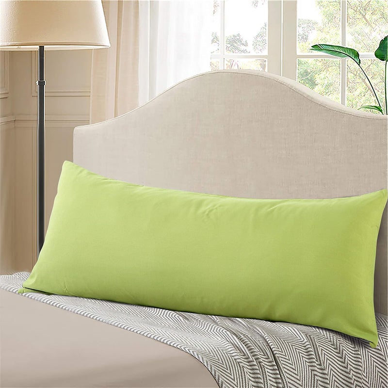 EVOLIVE Ultra Soft Microfiber Body Pillow Cover/Pillowcases 21"x54" with Hidden Zipper Closure(21"x54" Body Pillow Cover, Sage) - Image 4