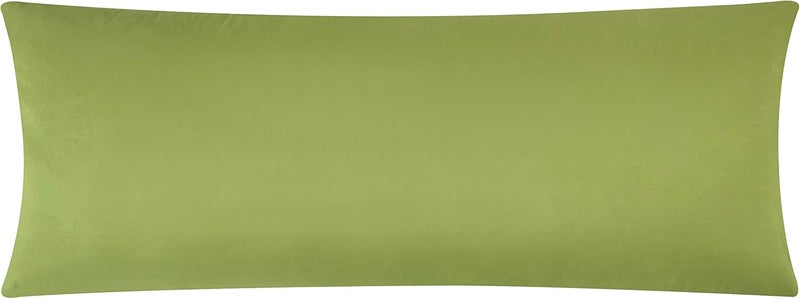 EVOLIVE Ultra Soft Microfiber Body Pillow Cover/Pillowcases 21"x54" with Hidden Zipper Closure(21"x54" Body Pillow Cover, Sage) - Image 1