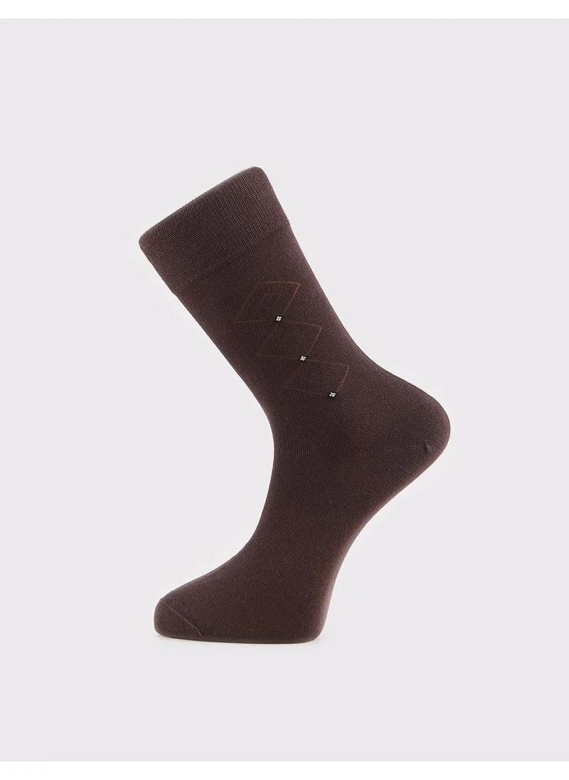 Cabani Men's 2-Piece Brown Socks