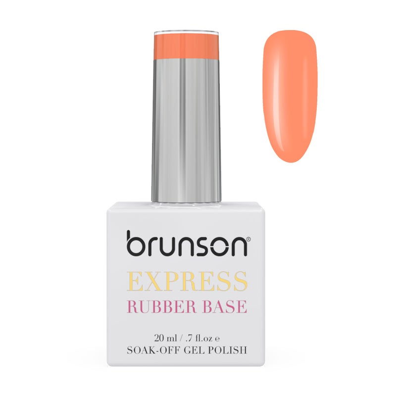 brunson TPO free Rubber Base Gel polish 20ml Soak Off Base Coat for Nail Strengthening Long Lasting Gel Polish Base for Chip Free Shine Brittle Nails UV Rubber base Russian manicure Non Yellowing salon manicure - Image 1