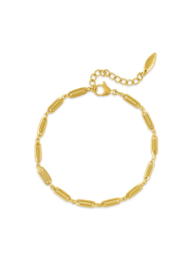 POLICE Cora Gold Custom Links Bracelet for Women