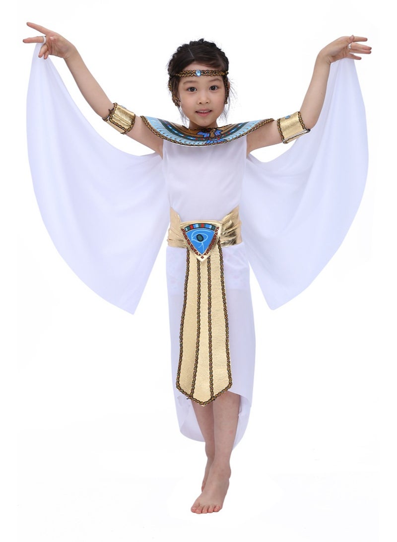 زي الفرعون المصري للأطفال زي الملكة المصرية للنساء للفتيات - Image 1