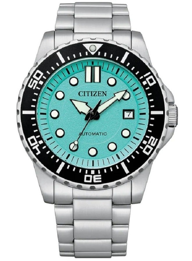 CITIZEN CITIZEN NJ0170-83X Urban Mechanical Automatic Blue Dial Men Sport Watch Citizen NJ0170-83X Cyan Dial Automatic Stainless Steel Analog Men's Dress Watch - Image 1