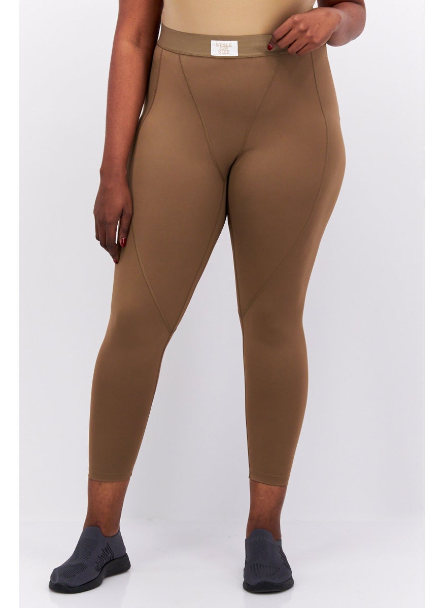 Women Plus Size Pull On Plain Tights, Dark Tan - pzsku/Z20426F975D6BC3F9D89BZ/45/_/1725379290/8e2b4adf-2ffd-47bb-bf16-782f08d4063a