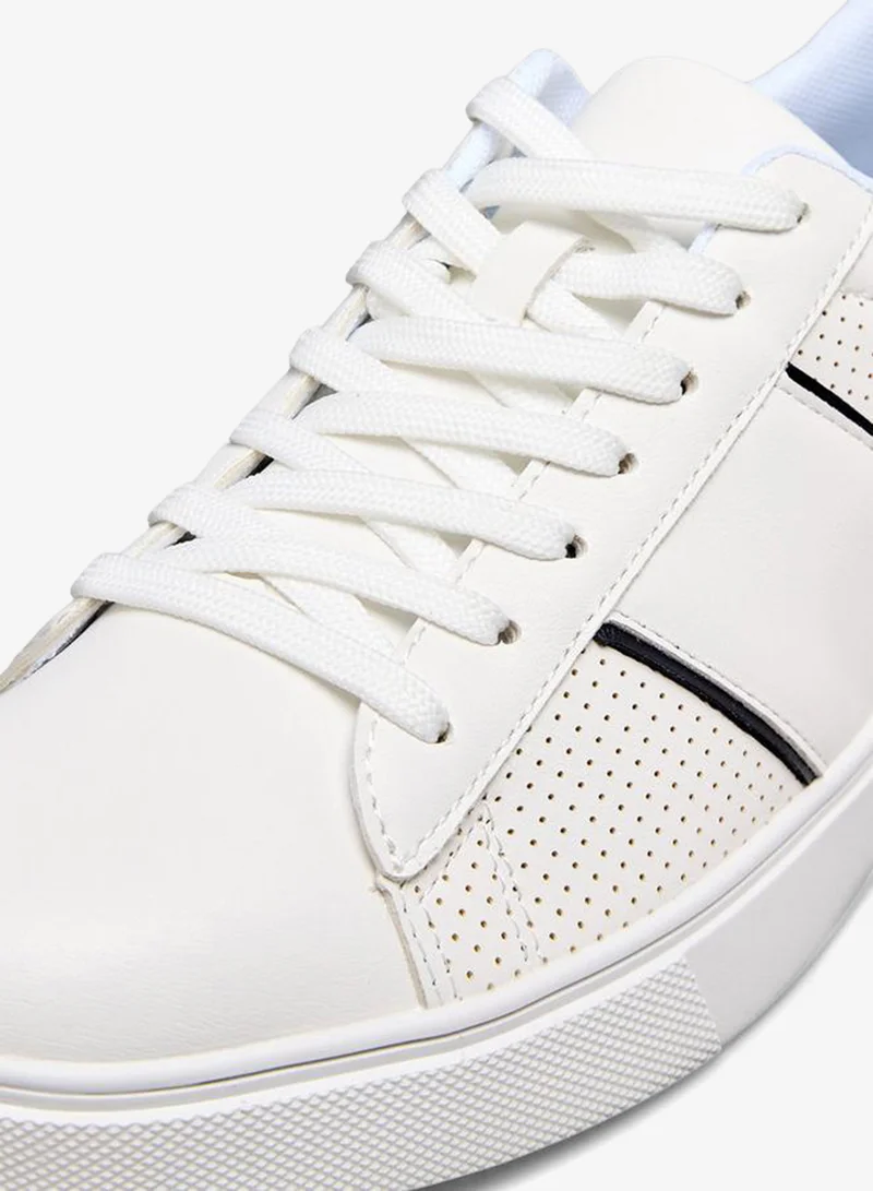 LBL By Shoexpress WHITE Men Lace-Up Ankle Sneakers for Men | Best Price UAE