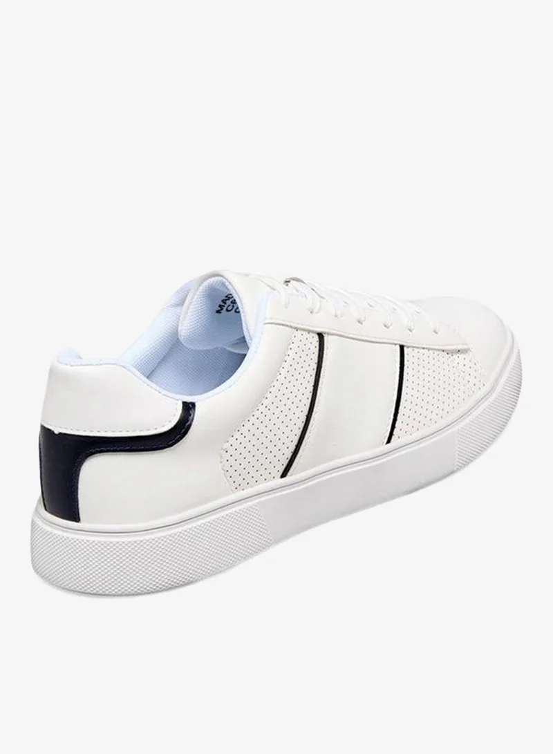 LBL By Shoexpress WHITE Men Lace-Up Ankle Sneakers for Men | Best Price UAE