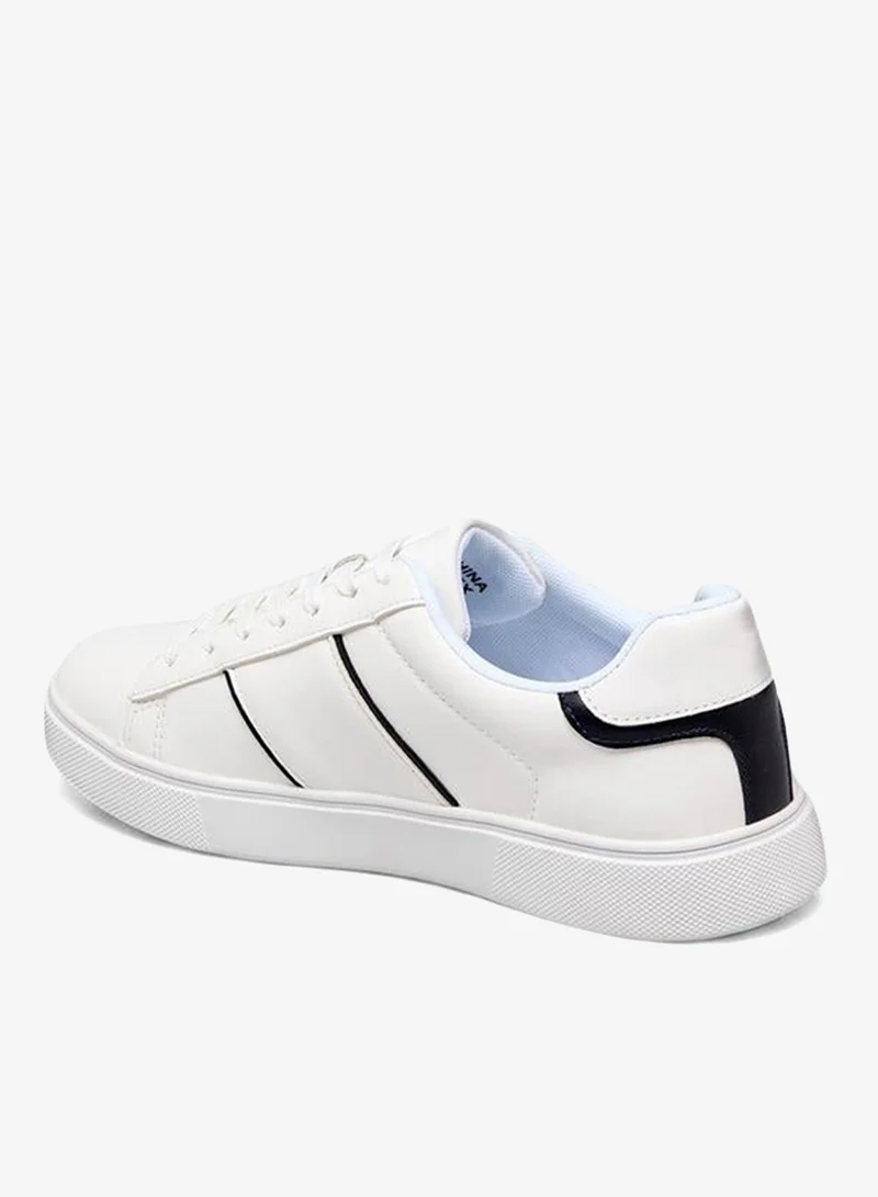 LBL By Shoexpress WHITE Men Lace-Up Ankle Sneakers for Men | Best Price UAE