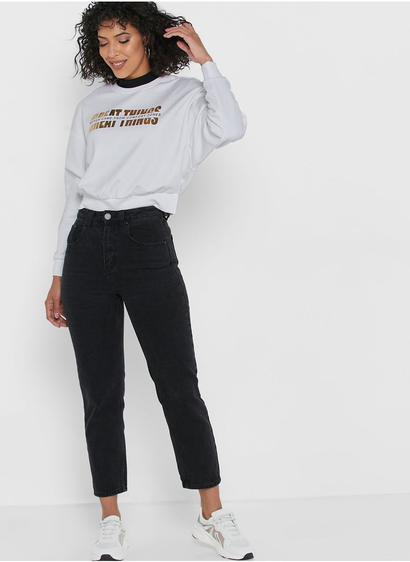 ONLY - Crew Neck Sweatshirt - Image 1