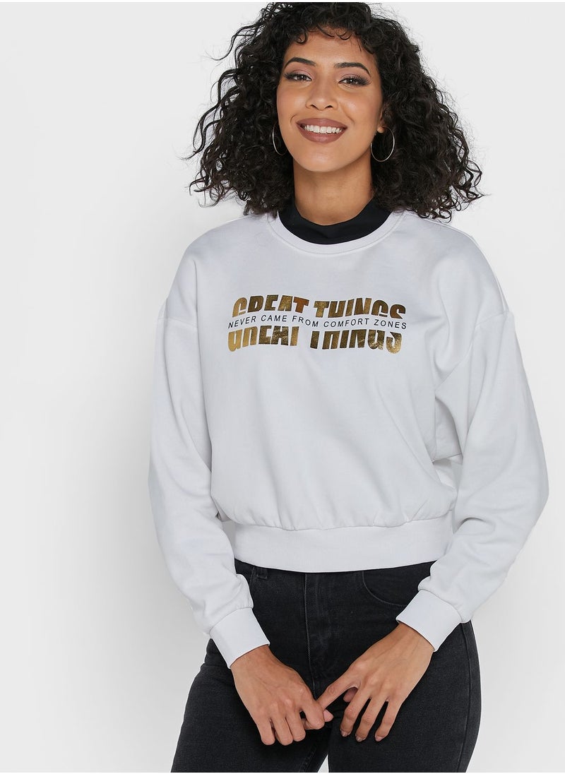ONLY - Crew Neck Sweatshirt - Image 1