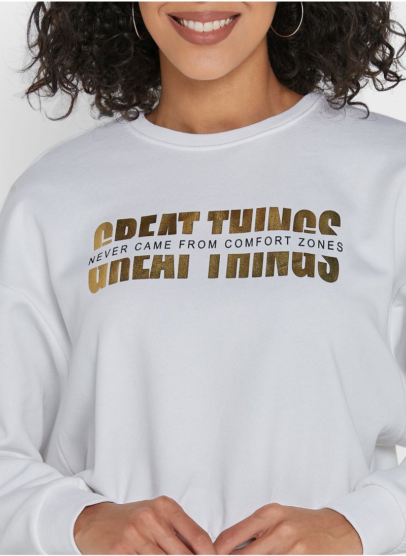 ONLY - Crew Neck Sweatshirt - Image 1