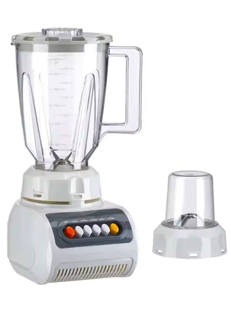 2 in 1 Electric Blender 1.5L, White, 250W 