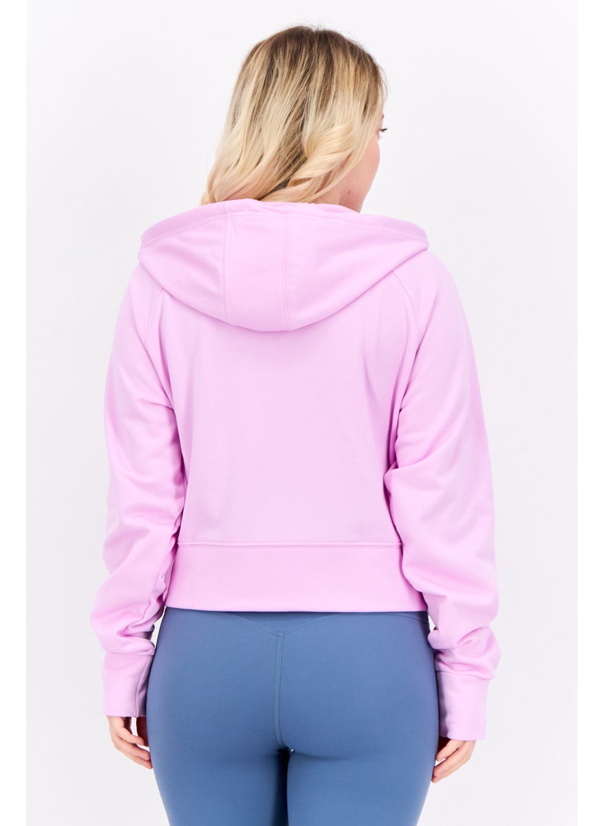 Adidas - Women Sportswear Fit Long Sleeve Training Sweatshirt, Purple - Image 1