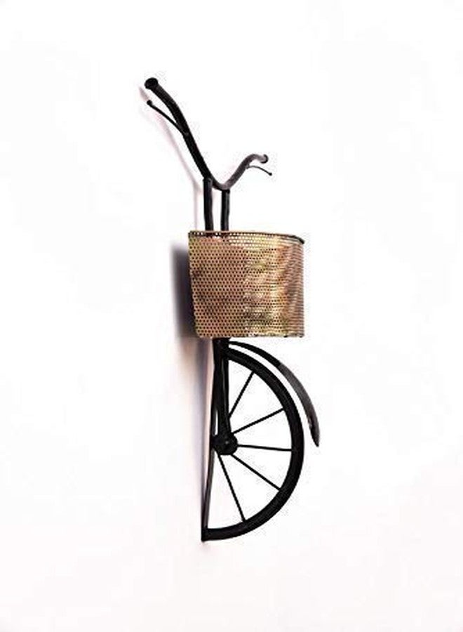 RHD |Metal Abstract Floral Art/Wall Hanging/Wall Sculpture/,(|CYCLE BASKET MIN) Perfect for Restaurant, office, café & size (15 * 5.5 * 21) - Image 1