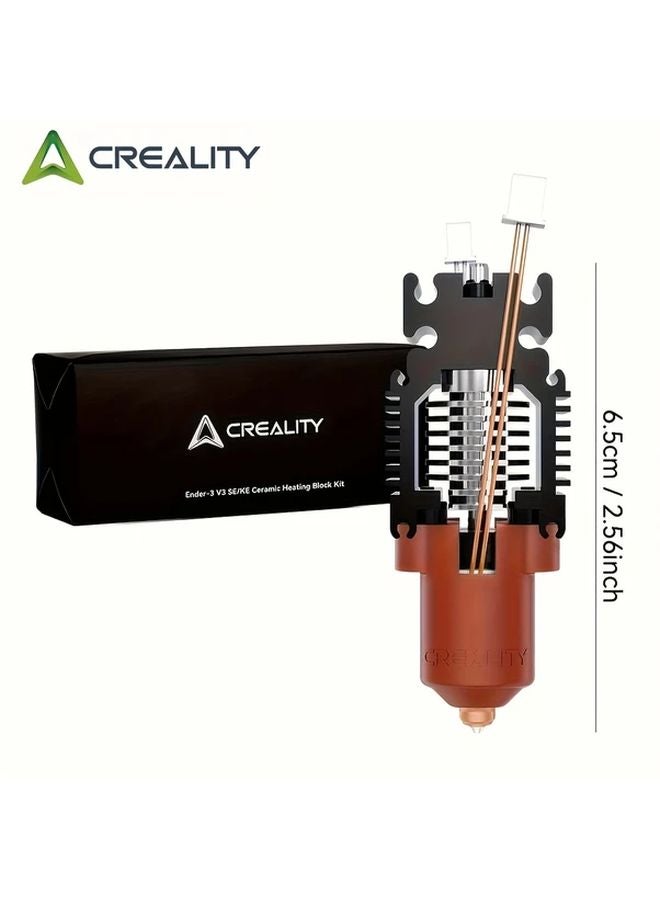 Creality Ender 3 V3 SE KE Ceramic Heating Block Kit Quick Swap Nozzle 300C High Temp - Image 3