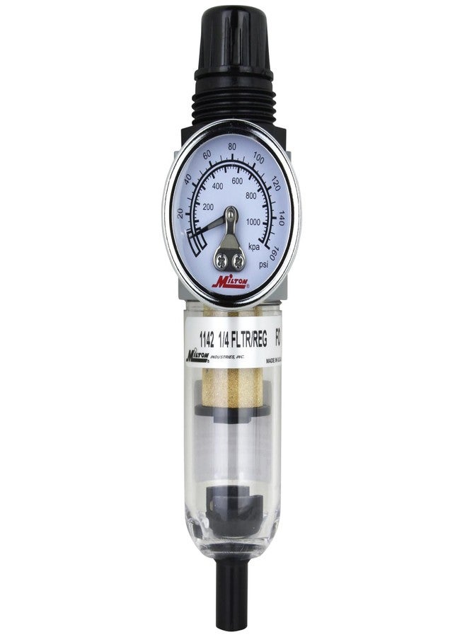 Milton S-1142 1/4" NPT Polycarbonate Mini Piggyback FR Duo - Image 1