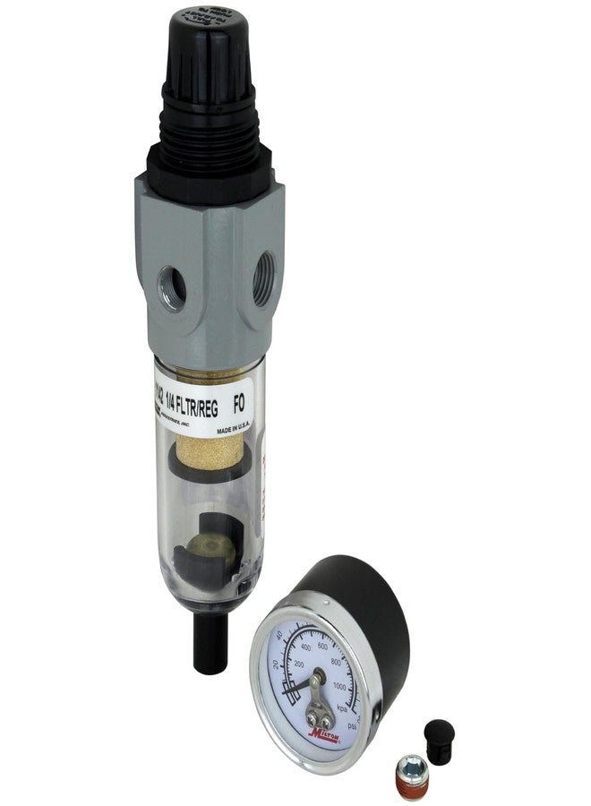 Milton S-1142 1/4" NPT Polycarbonate Mini Piggyback FR Duo - Image 2