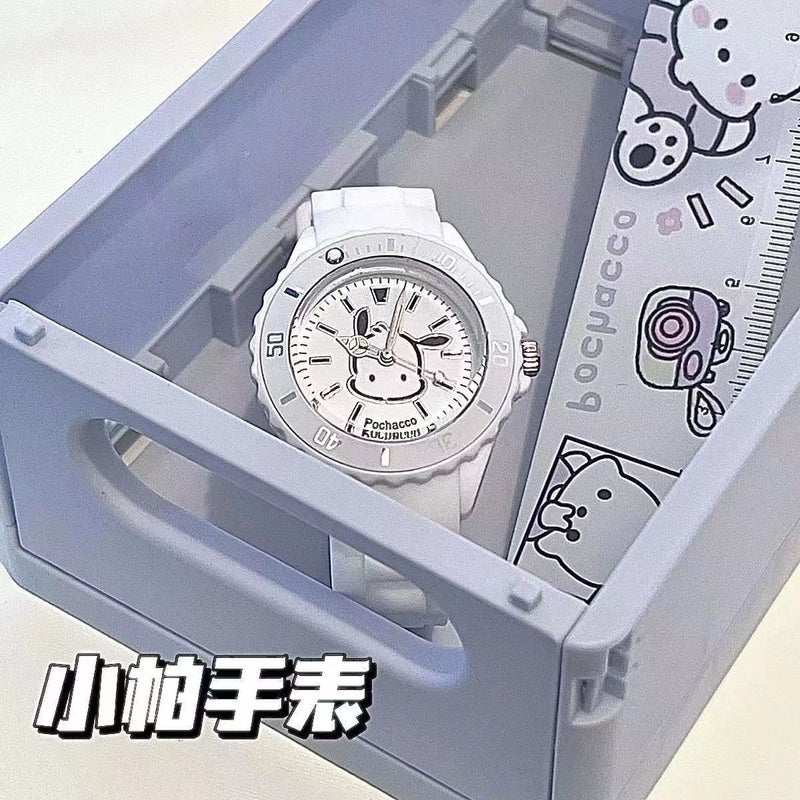 Cartoon Design Cute Pacha Dog Watch Niche Pacha Cartoon Watch Simple Pointer Student Class Watch - Image 2