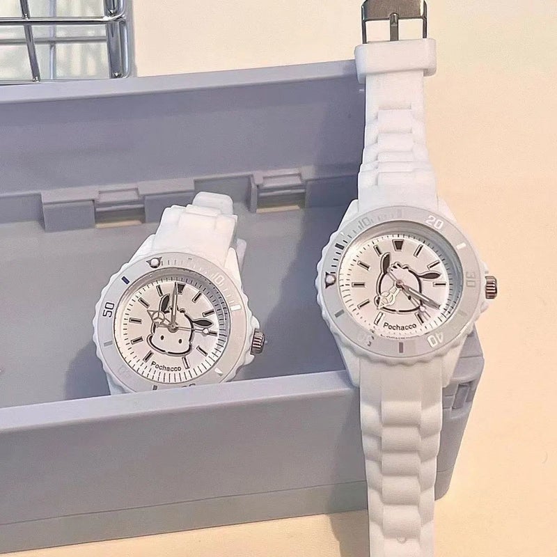 Cartoon Design Cute Pacha Dog Watch Niche Pacha Cartoon Watch Simple Pointer Student Class Watch - Image 3