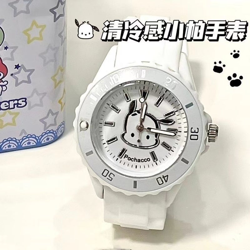 Cartoon Design Cute Pacha Dog Watch Niche Pacha Cartoon Watch Simple Pointer Student Class Watch - Image 5