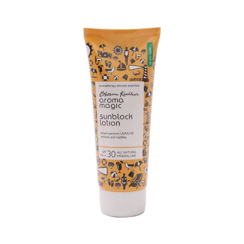 Aroma Magic Sunscreen Sun Block Lotion SPF 30 100ml And Aroma Magic Vitamin C Day Cream 50g - Image 2