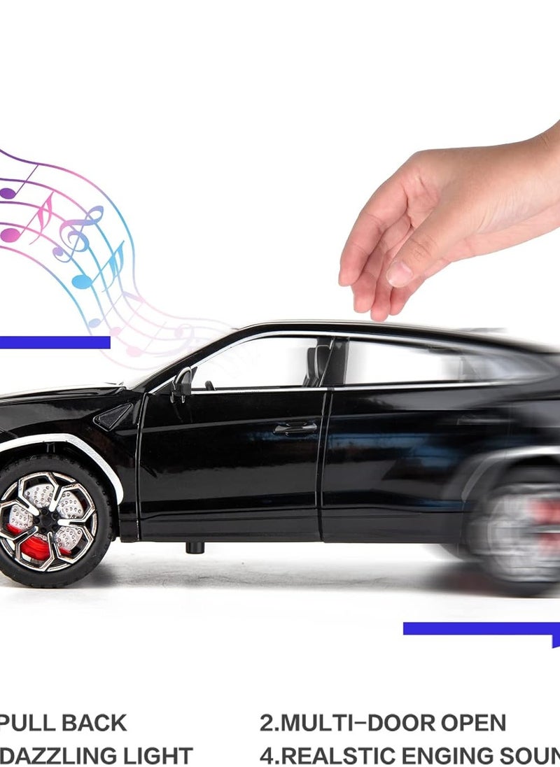 Generic - 1:24 Scale Model Car Classic Scale Lamborghini Urus Suv Vehicles Model, Metal Alloy Pull Back Diecast Toy car Collectable Model Car with Sound and Light for Kids Boy Girl Gift - Image 1