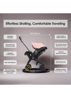 Doona Infant Car Seat - Blush Pink  - Image 4