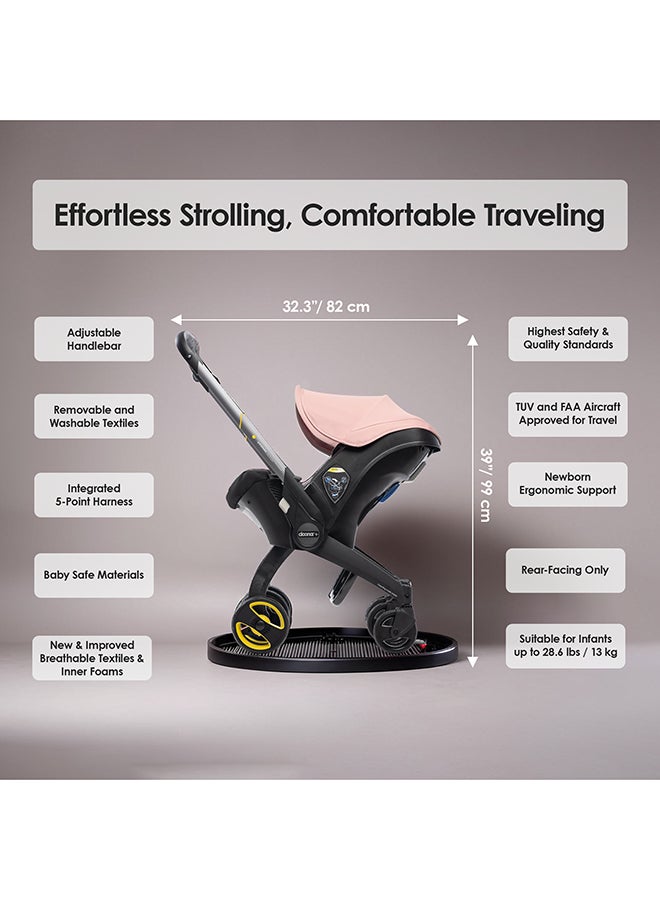 Doona Infant Car Seat - Blush Pink - Image 4
