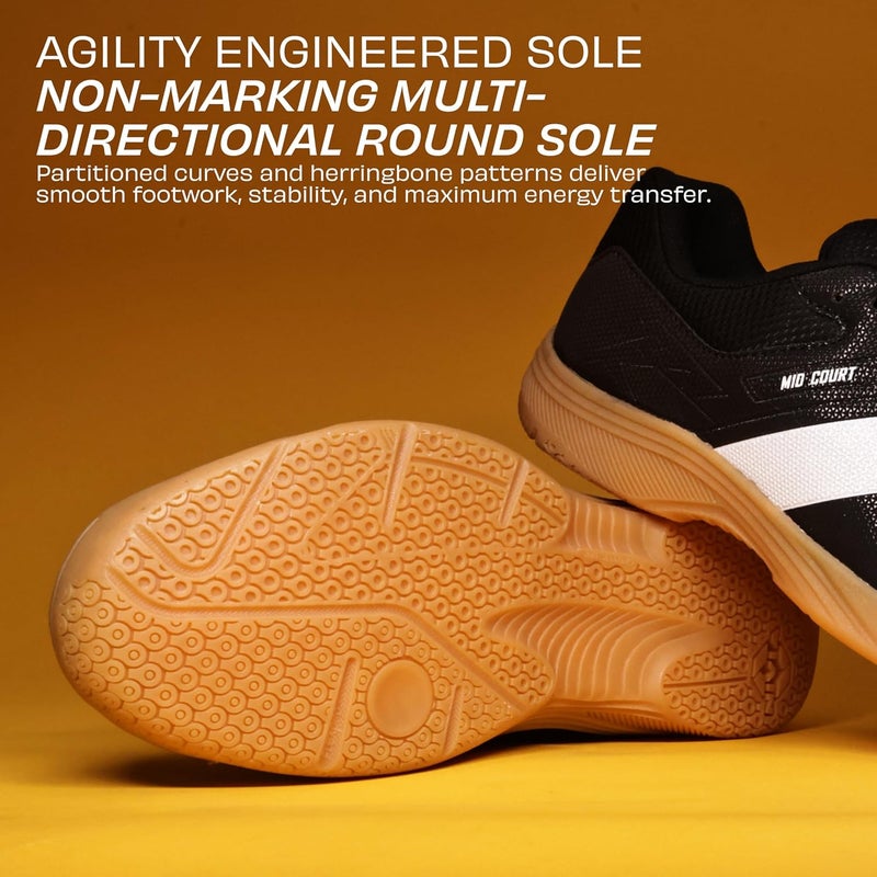 Nivia Mid Court Badminton Shoes for Men with Flexipro Sole Technology and Dual-Layer Foam Cushioning - Image 3