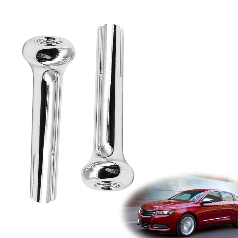 مقابض قفل باب السيارة من كروم SYudwen 2PCS متوافقة مع GM شيفروليه وبونتياك تناسب موديلات 1971-1988 كامارو إمبالا نوفا مونتي كارلو فايربيرد