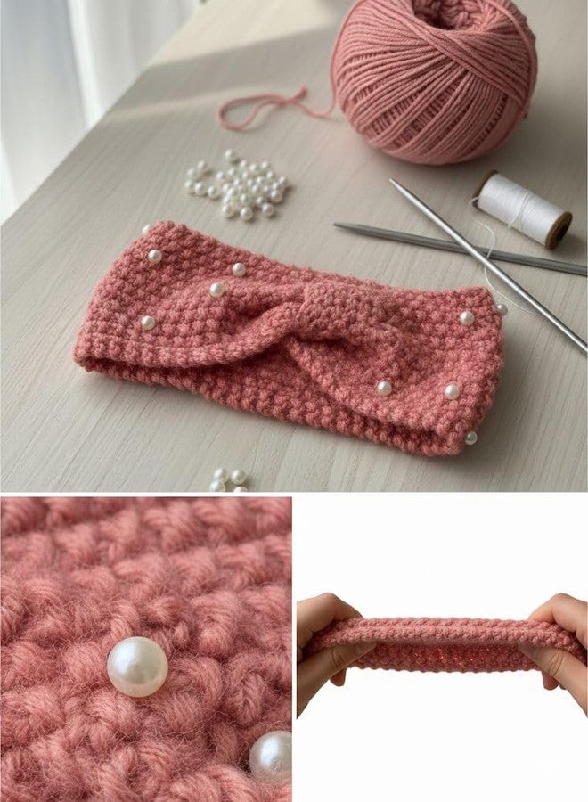 FAMWRAPZ Crochet Twist Winter Headband for Women Head Wrap Soft Fleece Knitted Woolen Warm Hair Band Ear warmer Earmuffs Hair Accessory - Image 4