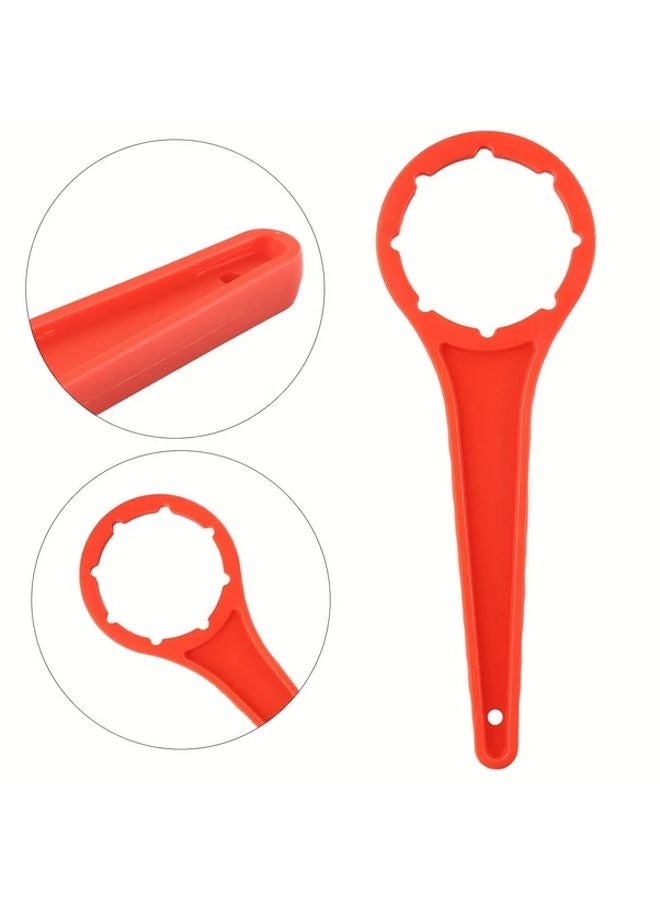 Large Black Plastic Gas Can Wrench Ergonomic Non Slip Grip Color Coded Handles - Image 5