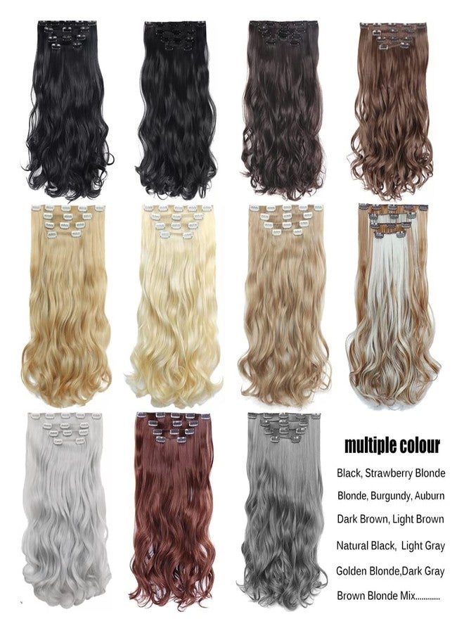 برافراجيا شعر مستعار كامل الرأس للنساء من برافراجيا، قطع شعر صناعية بطول 22 بوصة مع 5 مشابك، شعر مستعار رخيص ورقيق وغير متشابك للنساء والفتيات (أسود) - Image 5