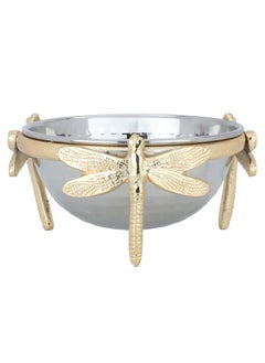 Alsaif Gallery Round acetyl bowl small golden butterfly legs  - Image 1