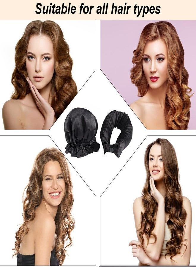 NuAngela Heatless Curls Overnight Hair Curlers, 6 PCS Satin Flexi Rods Set - Image 4