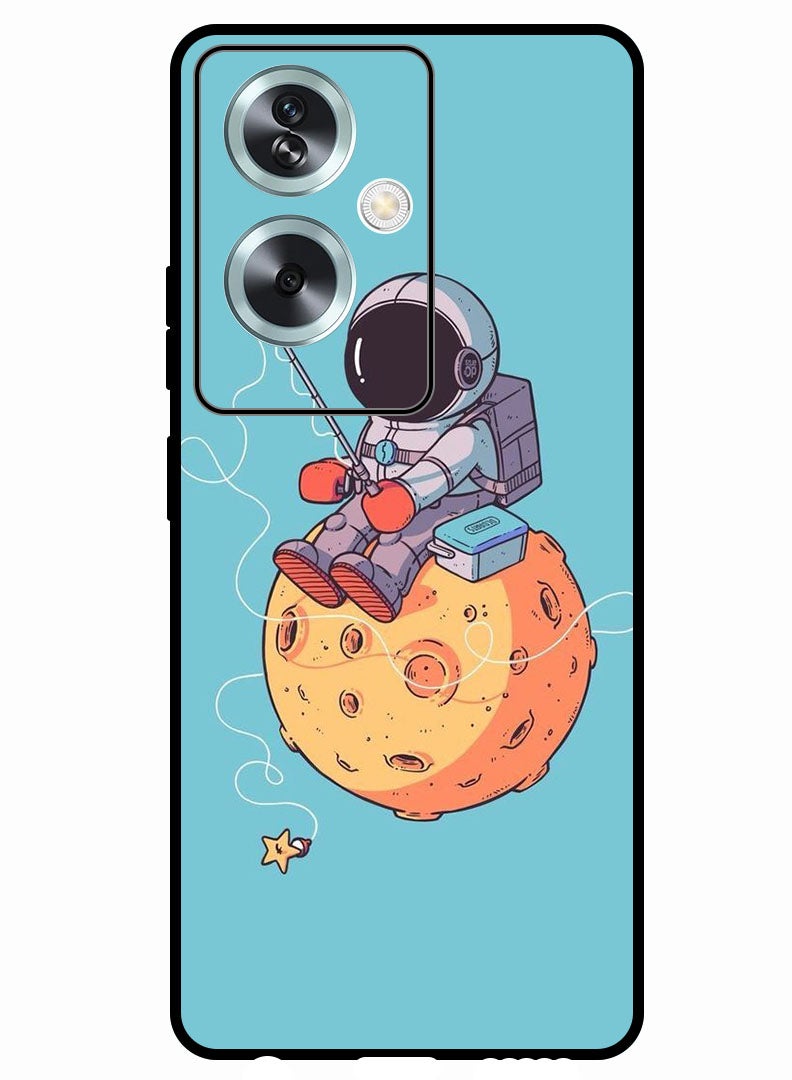 Theodor Protective Case Anti Scratch Shock Proof Bumper Cover For Oppo A2 Astronaut Fishing - Image 1