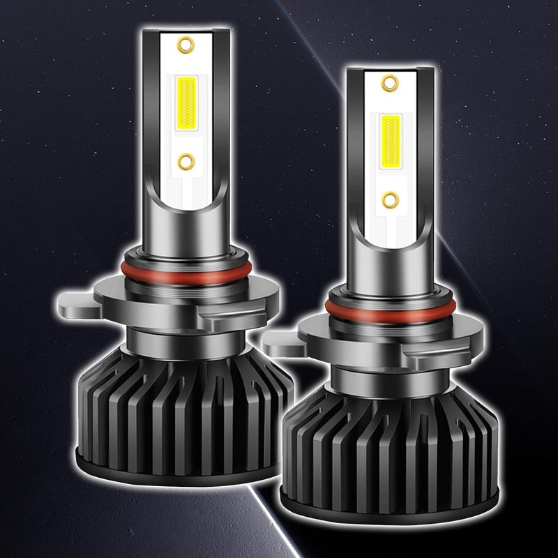 HHZL 9006 Light Bulbs Compatible for 2006-2015 Toyota RAV4 Super Brightness 6000K Car Front led Headlight With Built-In Driver, High and Low Beam Fog Light Bulbs Replacement, Plug and Play - Pack of 2 - Image 1
